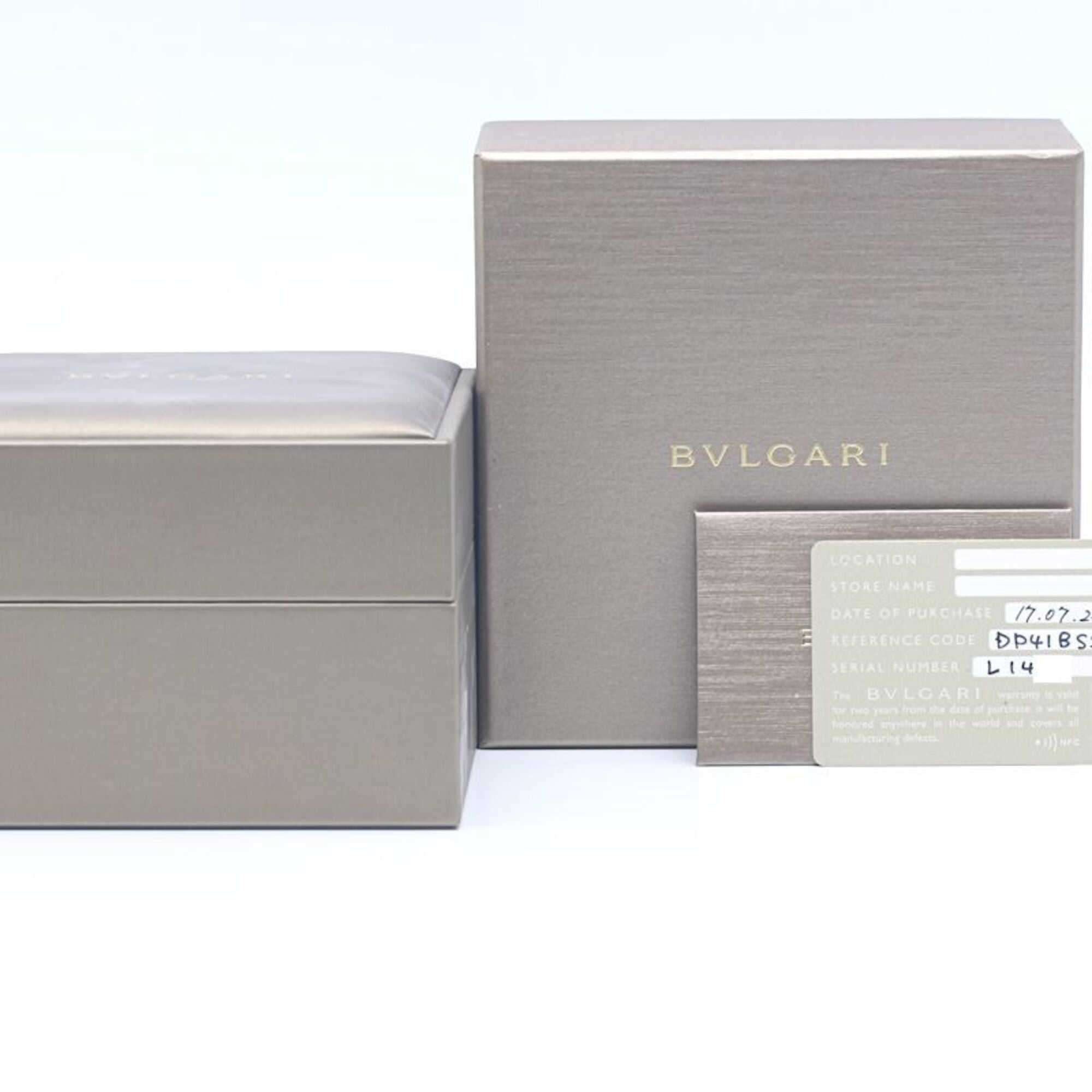 BVLGARI Diagono Scuba DP41BSSSD DP41SSD Men's Watch SS 40379 — Very Good