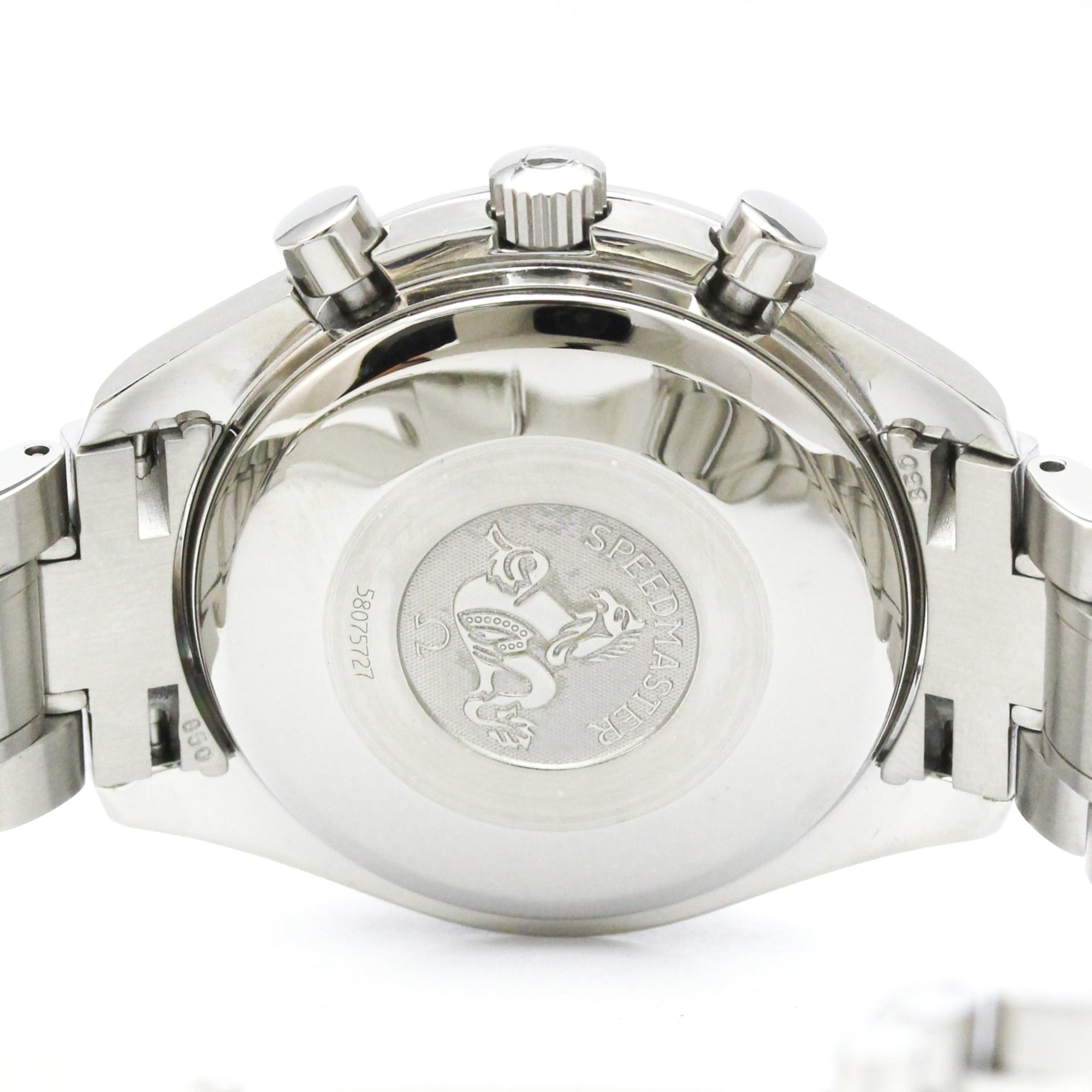 OMEGA Speedmaster Triple Date Steel Automatic Watch 3523.30 Polished — Very Good