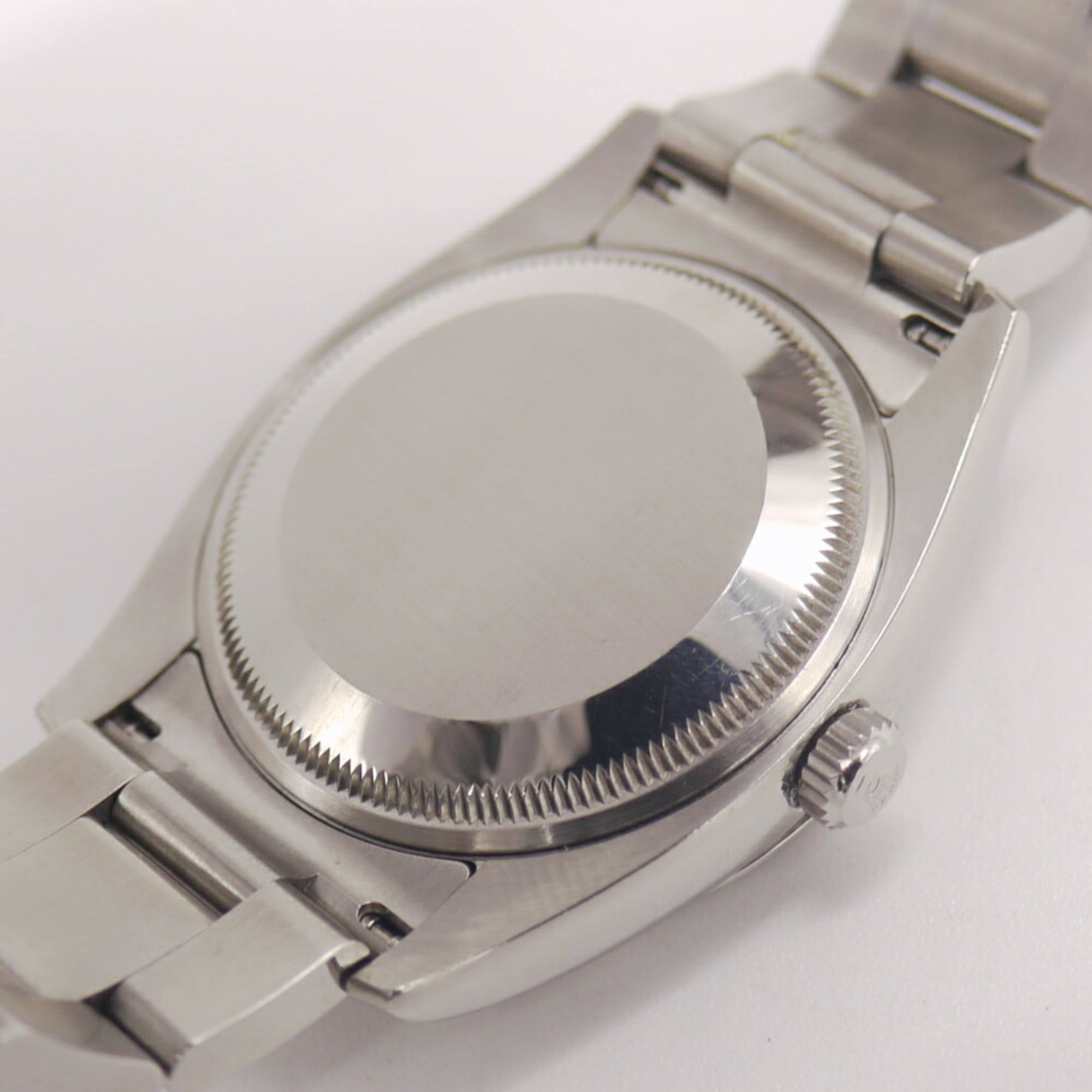 ROLEX Air-King 114200 M-serial Stainless Steel Automatic Silver Dial Watch — Good