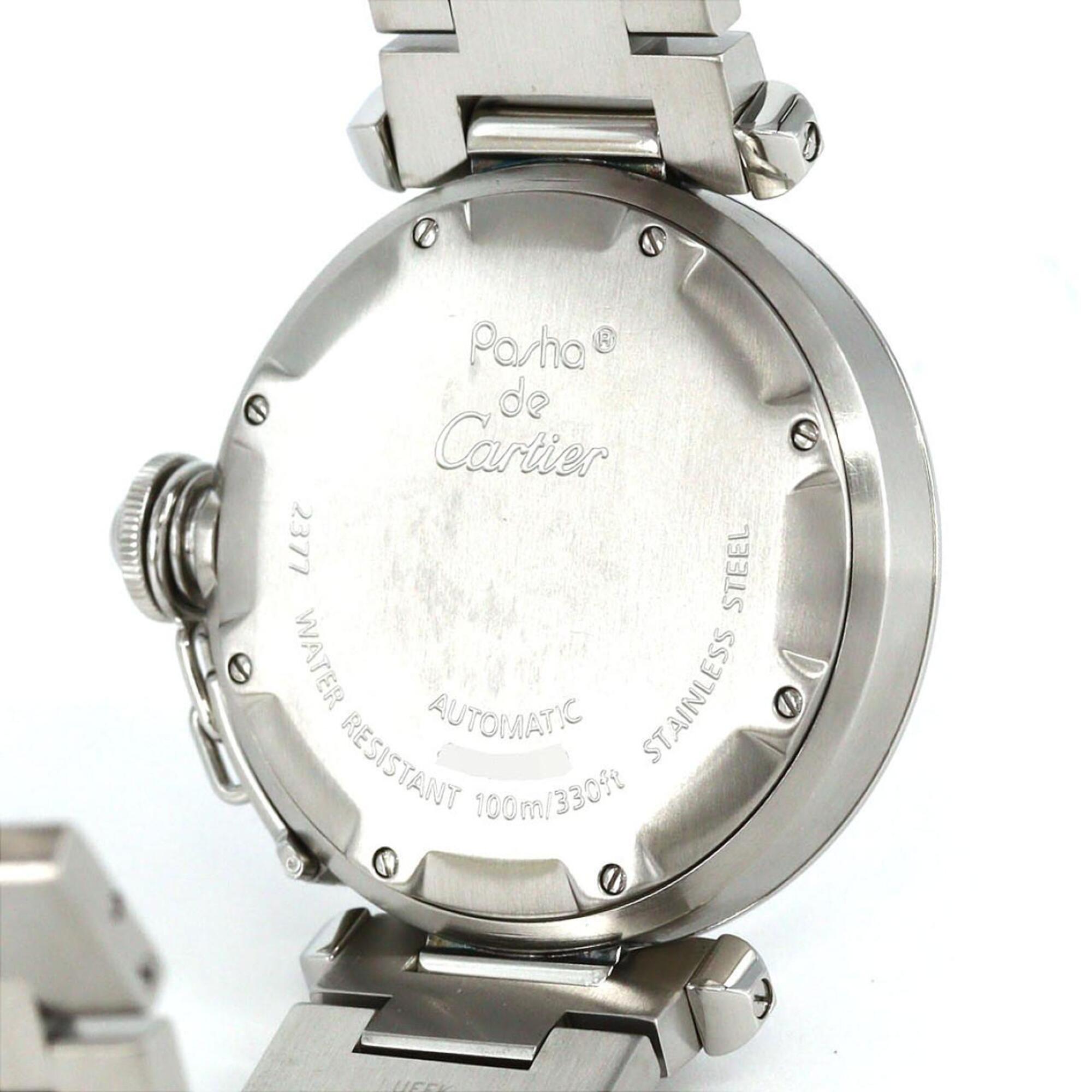 Cartier Pasha C GMT W31029M7 Stainless Steel Automatic Watch — Very Good