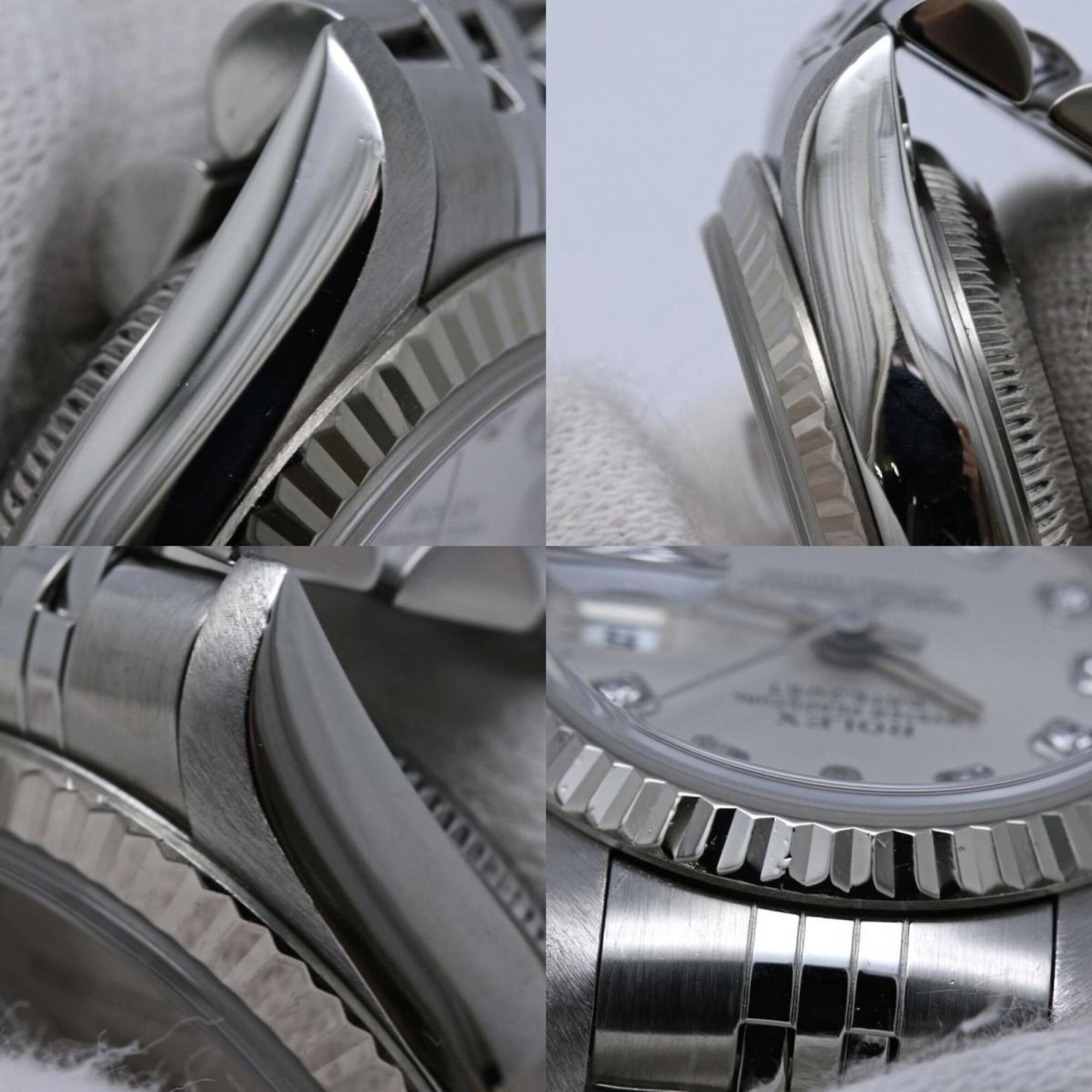 ROLEX Datejust 10P Diamond 79174G Women's Watch SSx18KWG 40458 — Good
