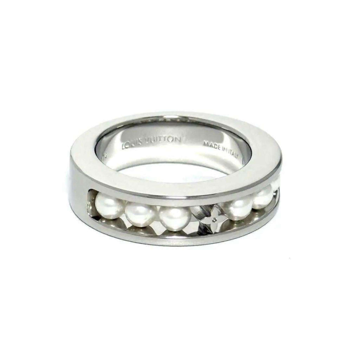 Louis Vuitton Men's Pearl Fusion Ring — Like New