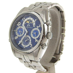 Citizen Campanola Watch Moon Face 6771-T010750-TA Stainless Steel Quartz Blue Dial Men's S111624325 — Good