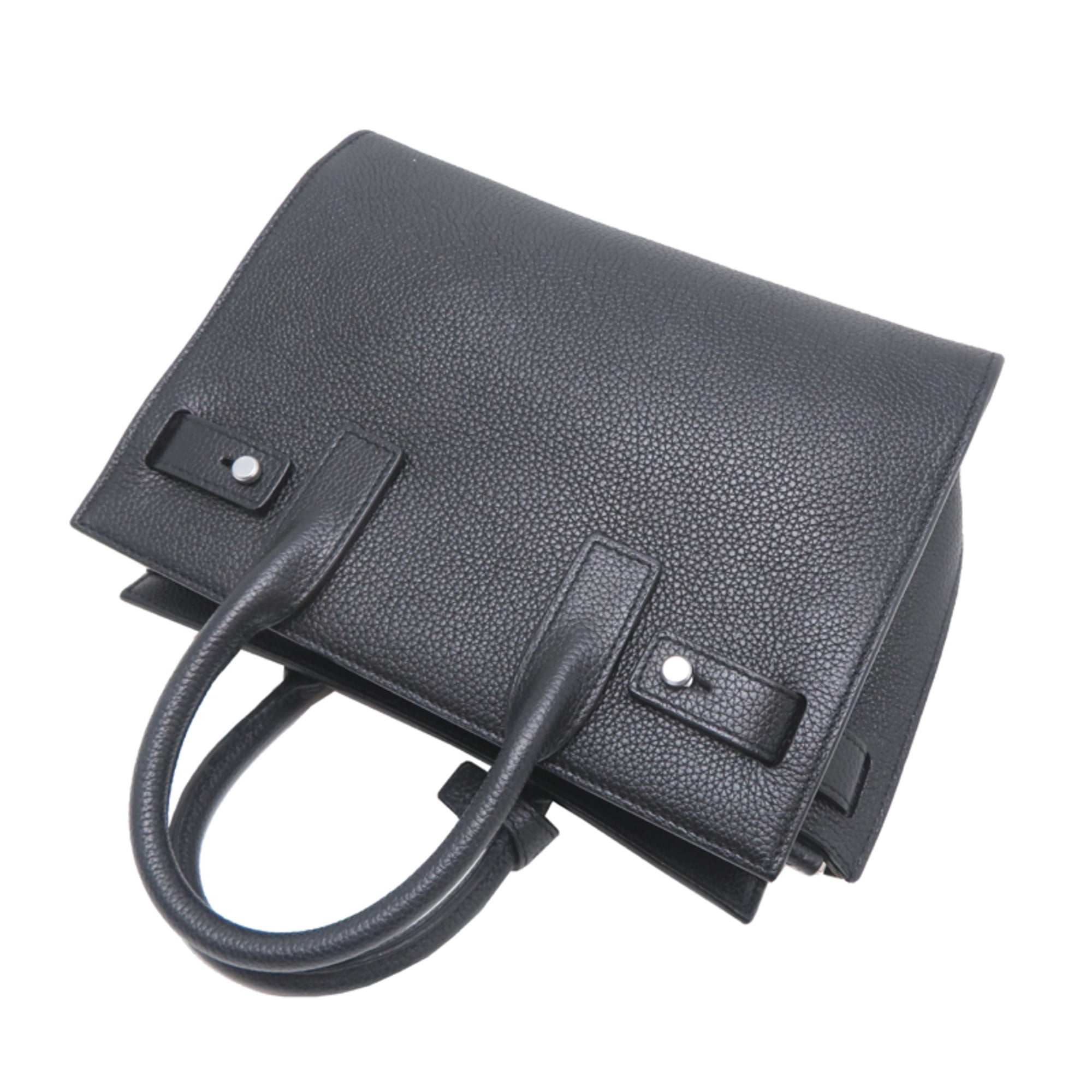 Saint Laurent Paris Sac de Jour Baby Women's Handbag 485019 Leather Black