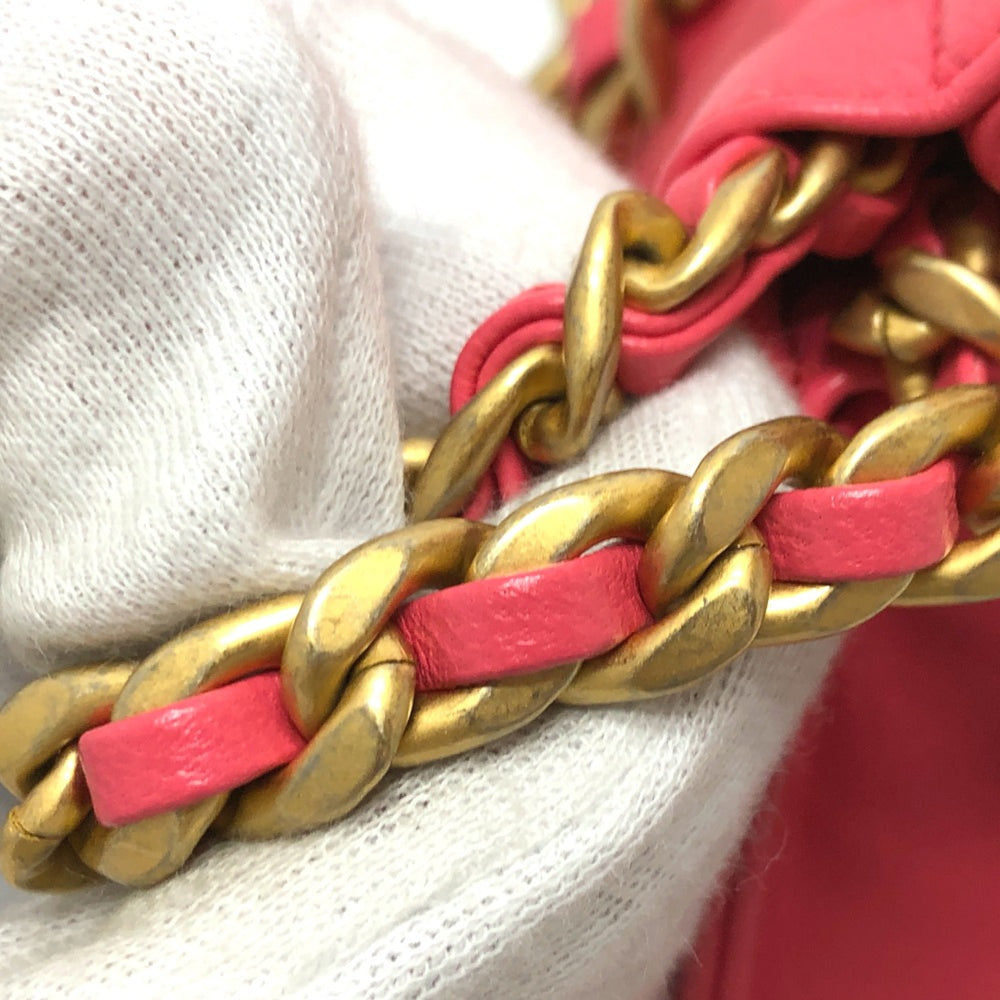 Chanel Chain Hand Bag pink GoldHardware — Like New