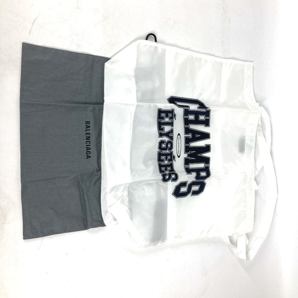 BALENCIAGA Eco Bag Tote Shoulder Nylon Men's Women's White — New - Store Return