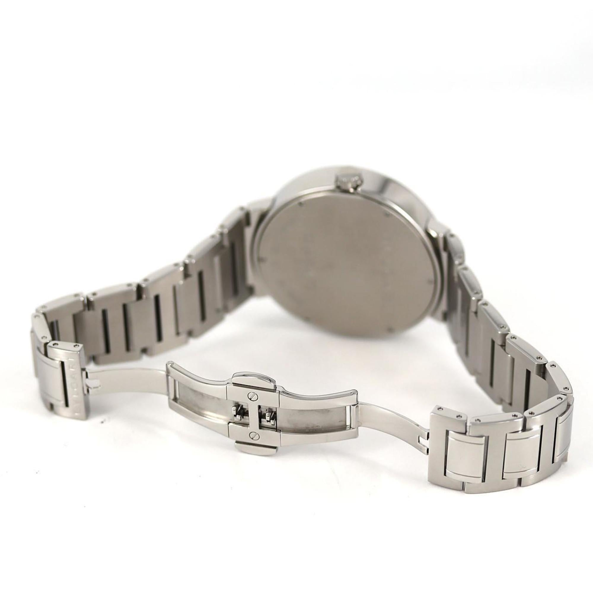 Bvlgari BB42SSAUTO BB42WSSD AT SS Automatic Watch — Very Good