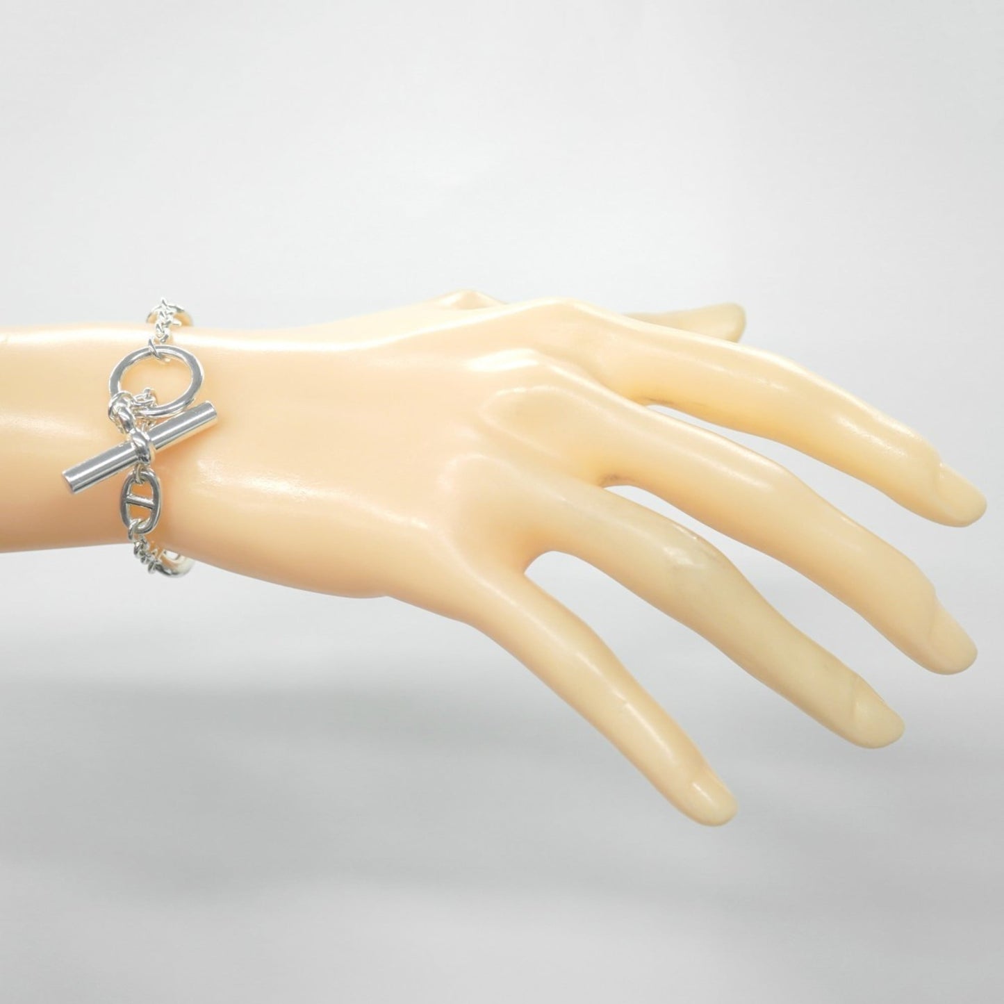 Hermes Chaine d'Ancre Farandole Bracelet, Silver 925, Women's