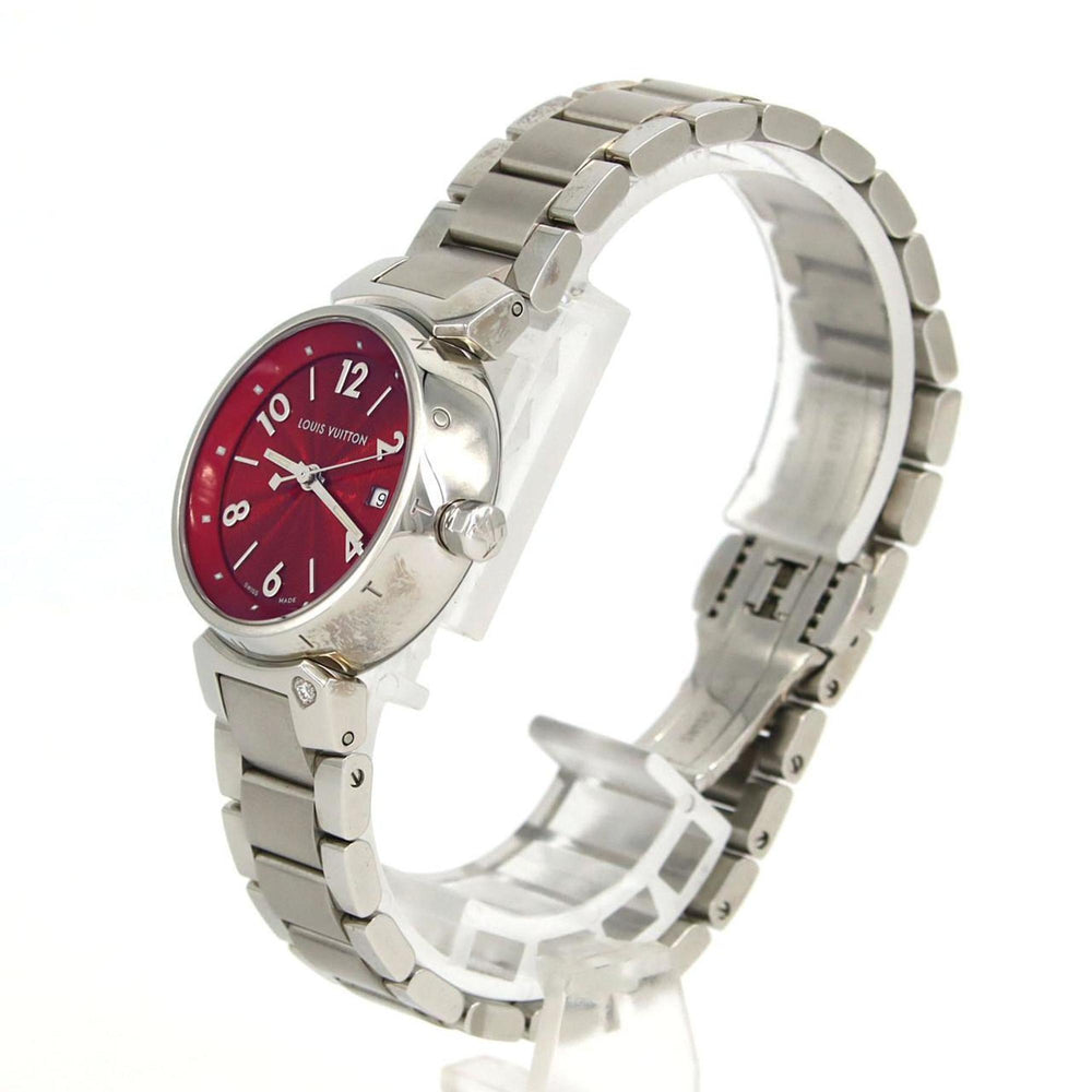 Louis Vuitton Tambour Q121T Stainless Steel Quartz Watch — Very Good