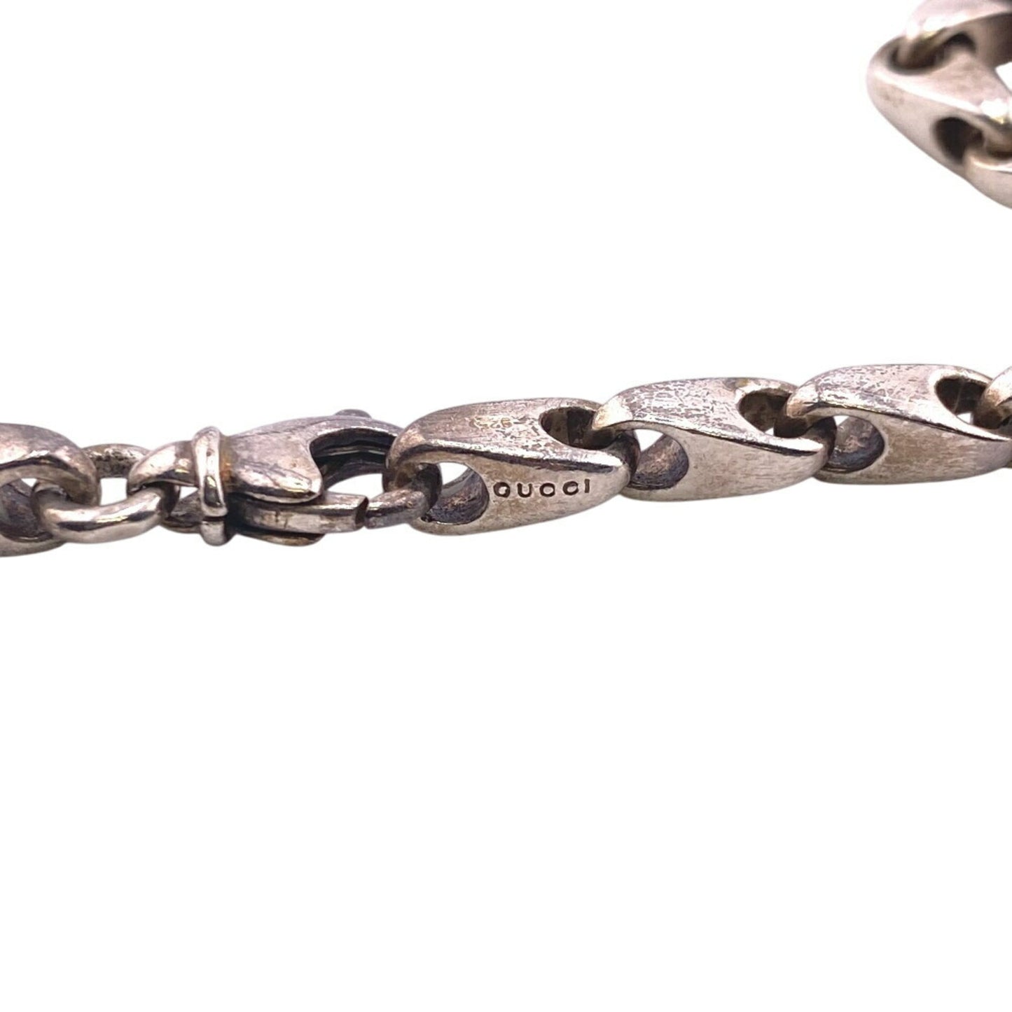 GUCCI Gucci Necklace High Chain Silver Women's