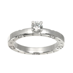Gucci Icon Solitaire Diamond Ring, 0.24ct F VVS1, Size #9, White Gold (WG) — Like New