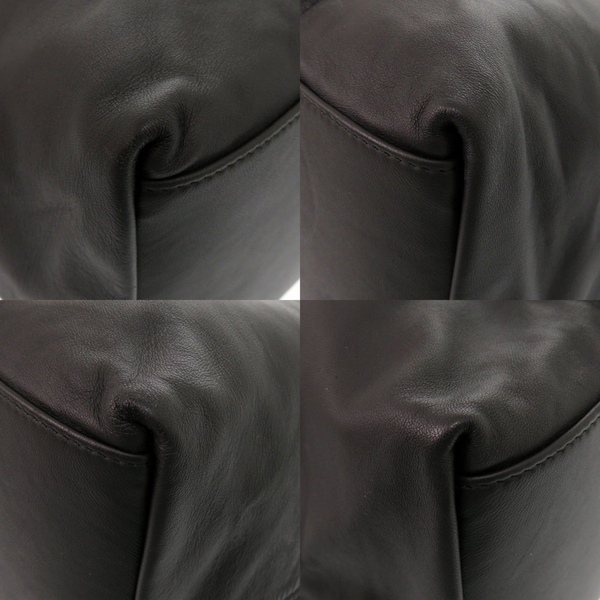 Excellent condition Bottega Veneta Intrecciato reversible tote bag with butterfly pattern, 547381, leather and nylon, black, 0924BOTTEGAVENETA