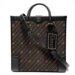 Gucci 2-way leather tote bag in black — Like New