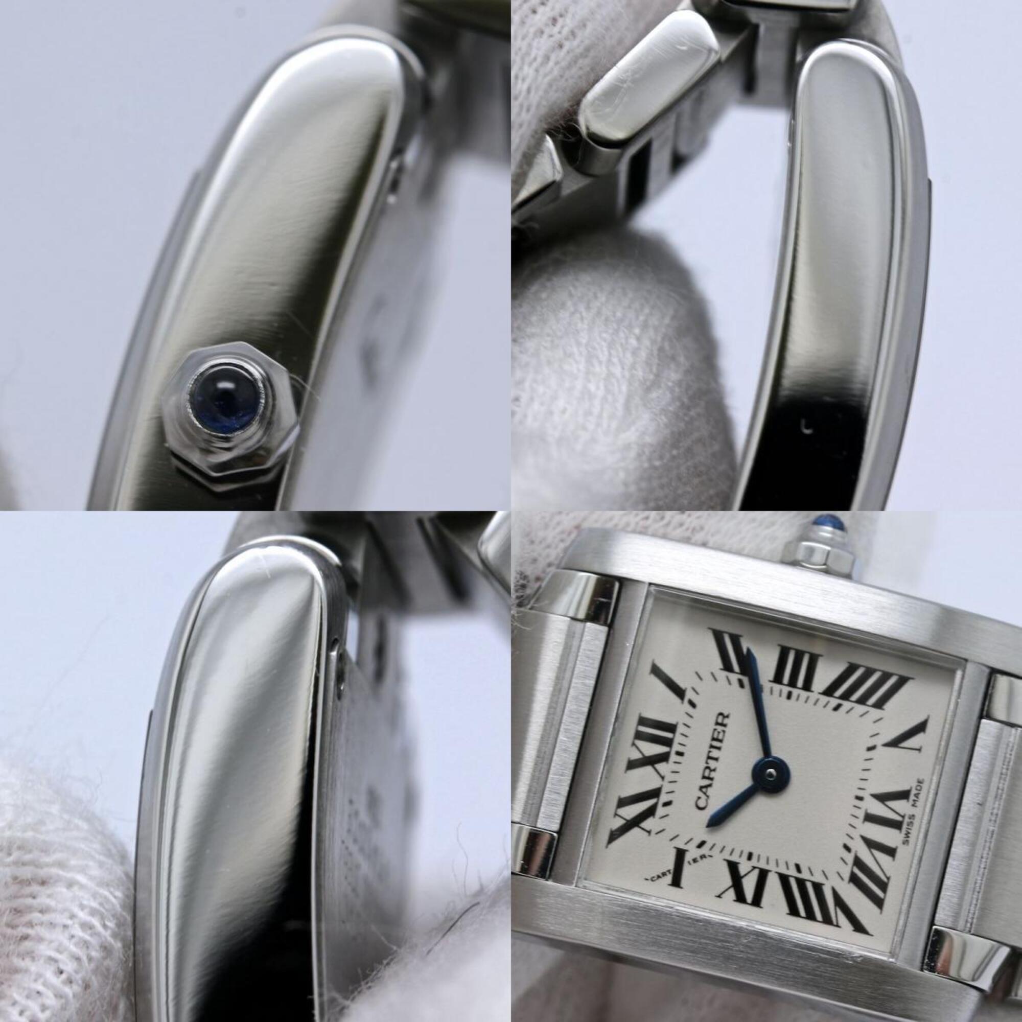 CARTIER Tank Française SM W51008Q3 Women's Watch SS 40511 — Good