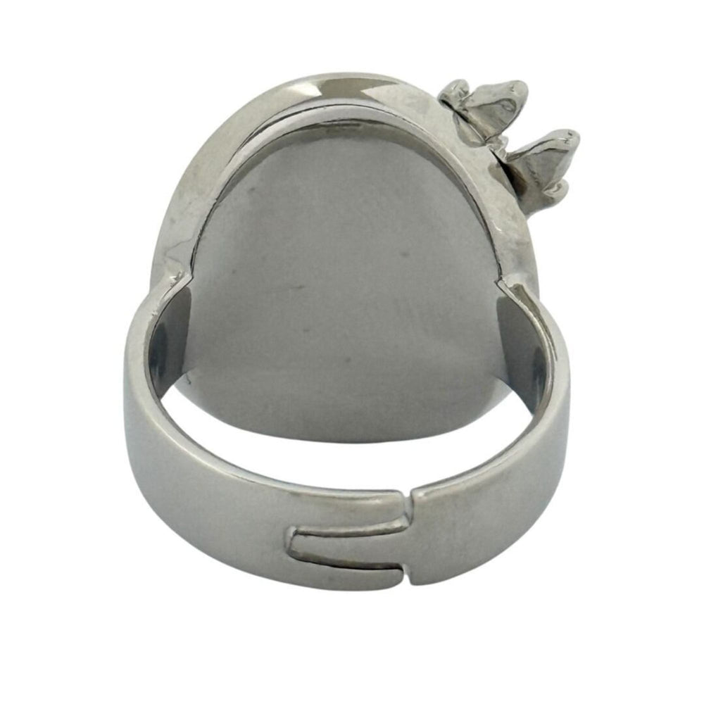 Louis Vuitton Men's Fairy Tale Ring, Size 17, Flower, Light Blue — Like New