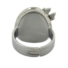 Louis Vuitton Men's Fairy Tale Ring, Size 17, Flower, Light Blue — Like New