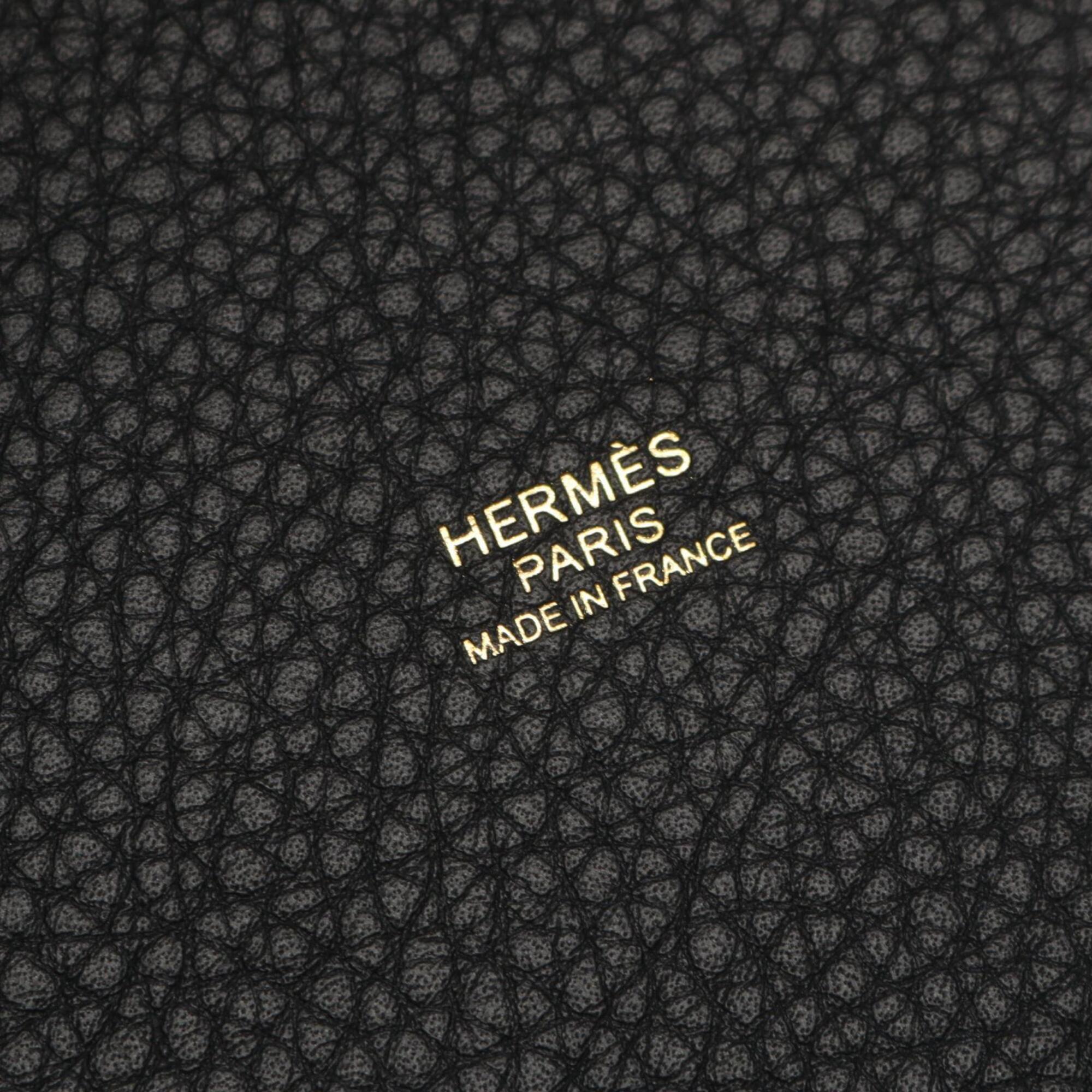 Hermes Picotin Lock PM Handbag, Leather, Taurillon Clemence Women's, Black — New - Store Return