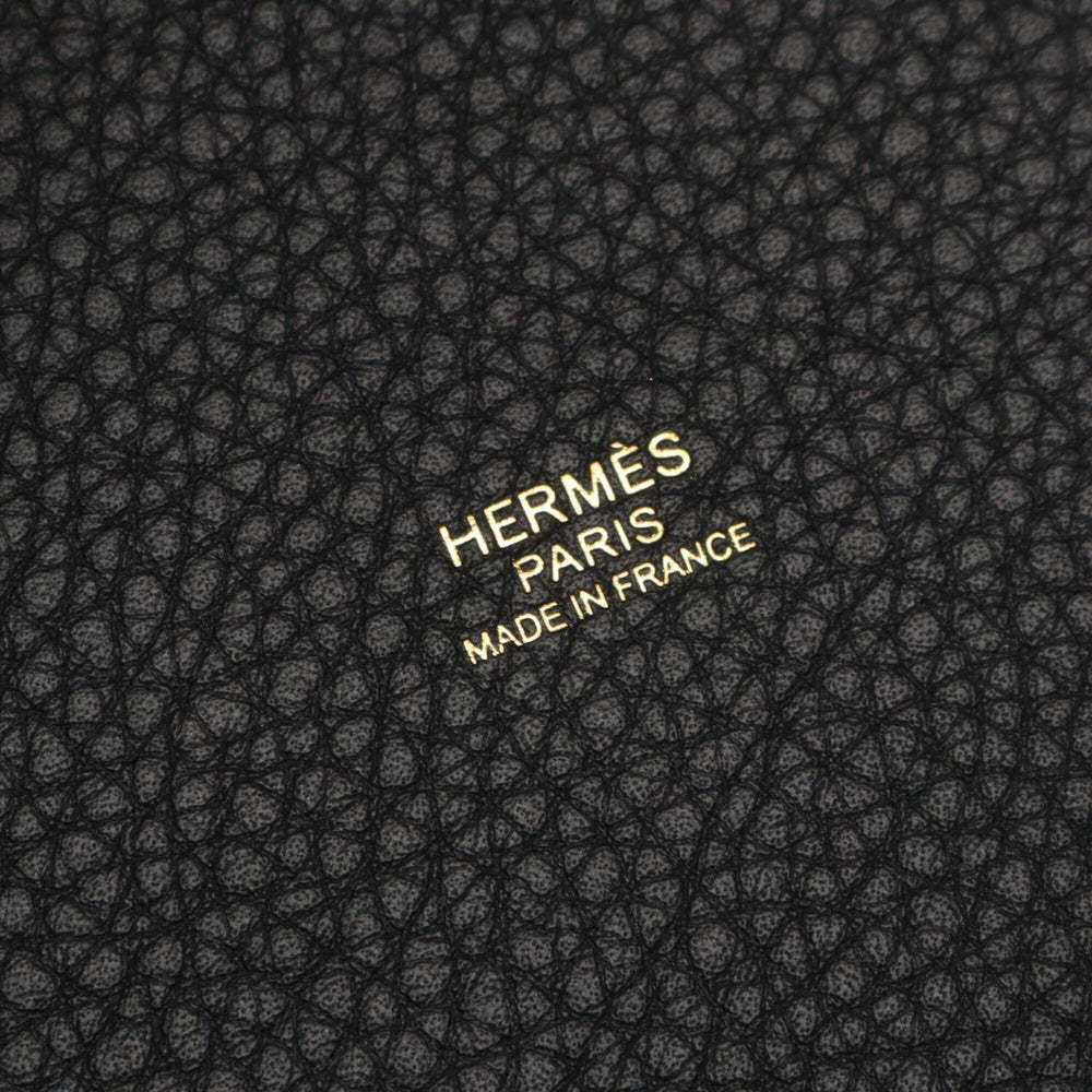 Hermes Picotin Lock PM Handbag, Leather, Taurillon Clemence Women's, Black — New - Store Return