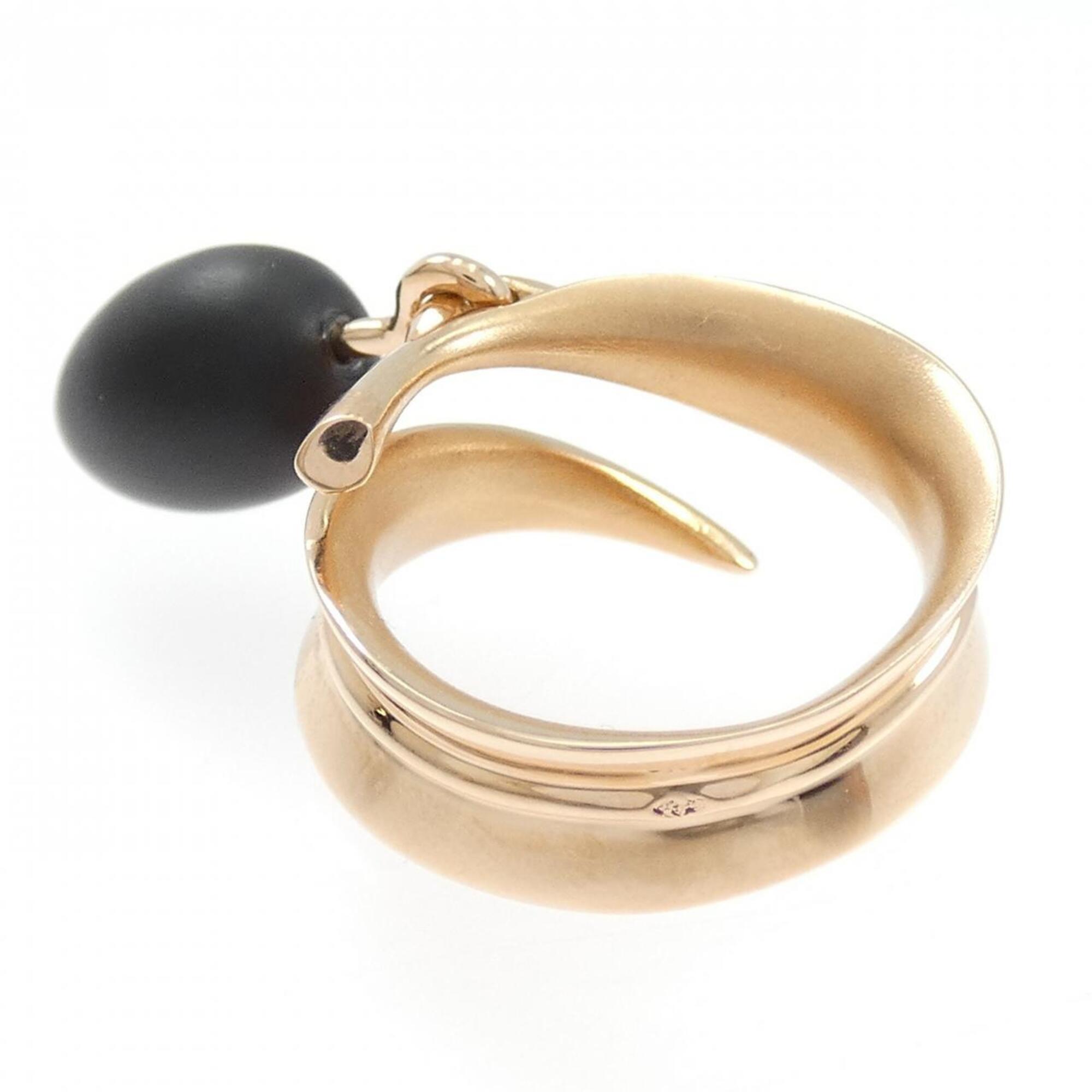 Hermes Obsidian Ring — Like New