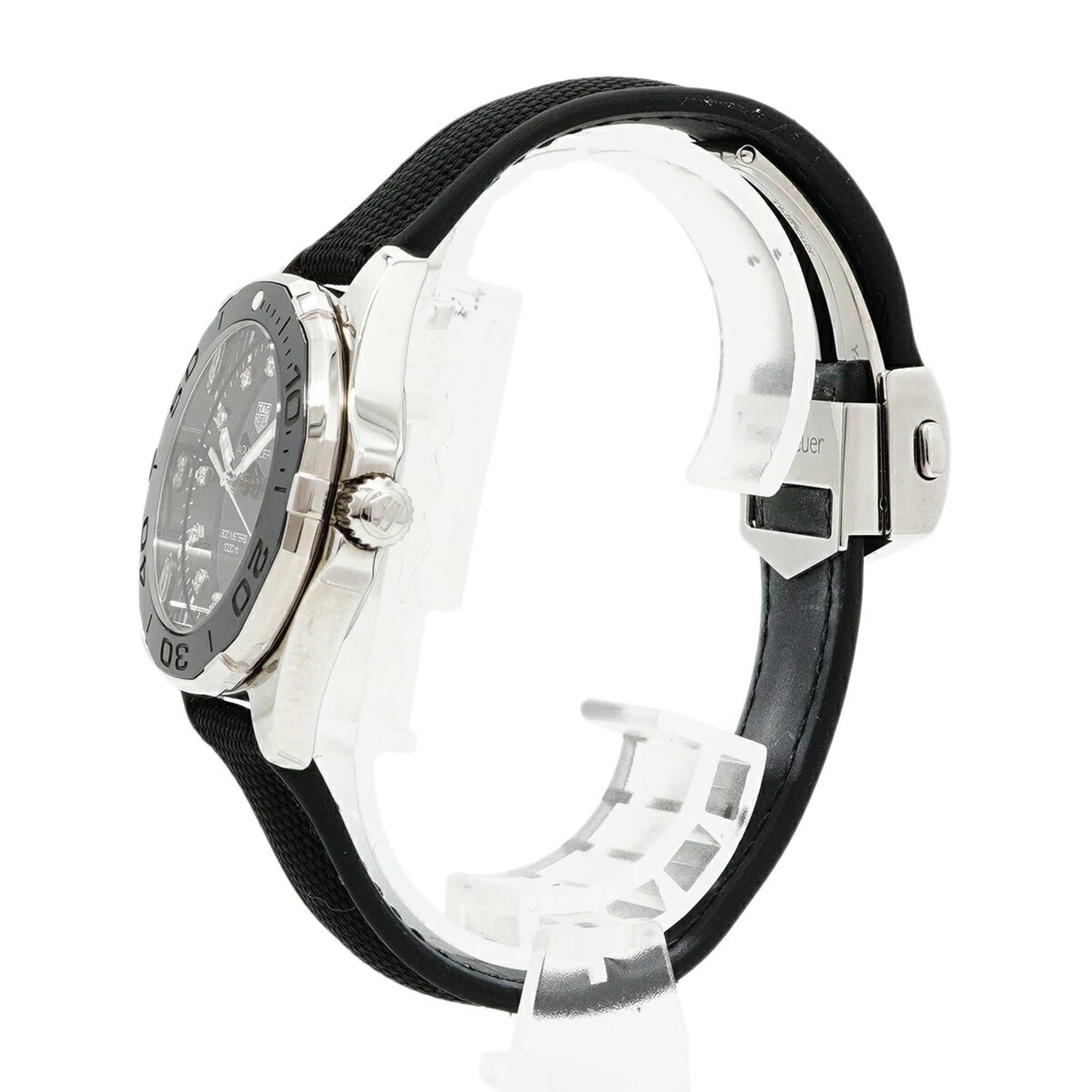 TAG Heuer Aquaracer Diamond WAY131M Black Dial Women's Watch — Very Good