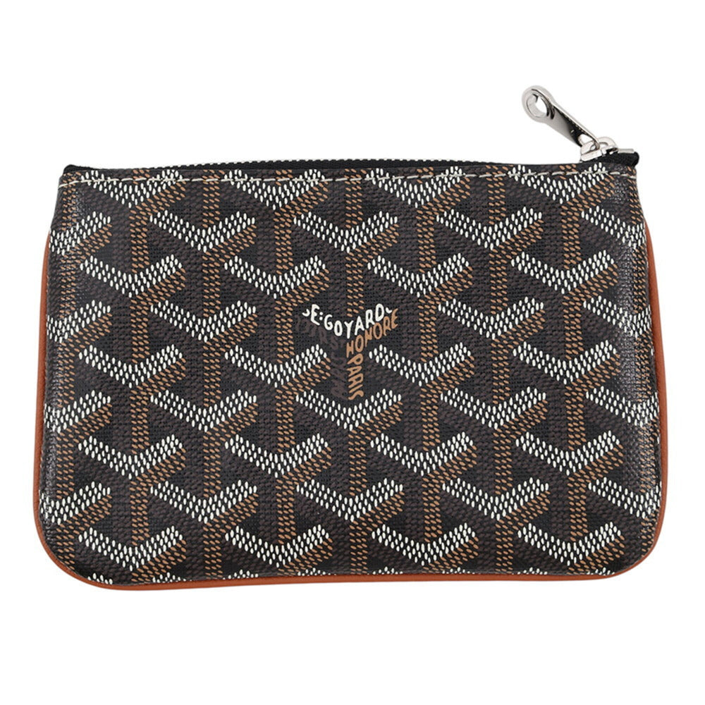 Goyard handbag pouch Sena mini leather SENAT2MINTY01CL03P GOYARD coin purse business card holder/card case — Like New