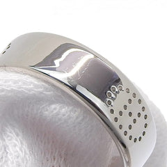 Hermes Eclipse Ring, approximately 6.3g, K18WG White Gold, Au750 stamped, size #49 (approximately US 8.5) — Like New