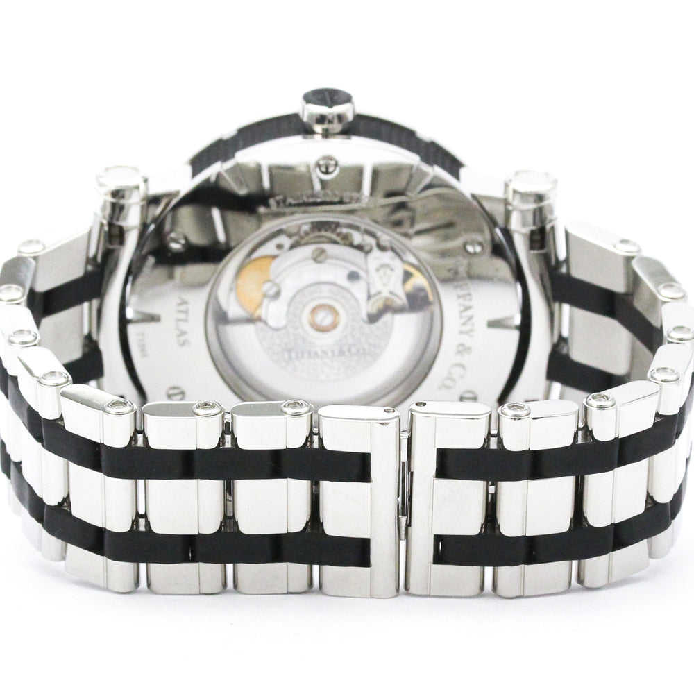 TIFFANY Atlas Steel Rubber Automatic Watch Z1000.70.12A10A00A Polished — Very Good