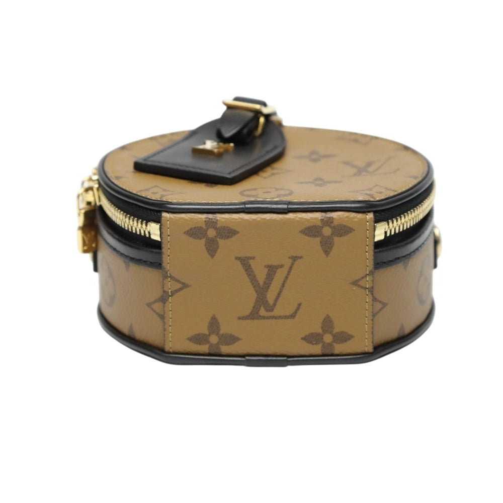 Louis Vuitton Monogram Reverse Mini Boite Chapeau Shoulder Bag M68276 Brown — Like New