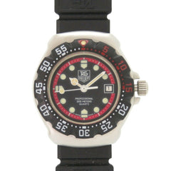 TAG Heuer Formula 1 374.508 Stainless Steel Rubber Black Quartz Watch with Dial 1729 — Very Good