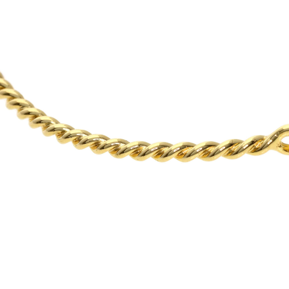 Christian Dior Twist Motif Bracelet, 18K Yellow Gold/18KWG, Women's — Like New