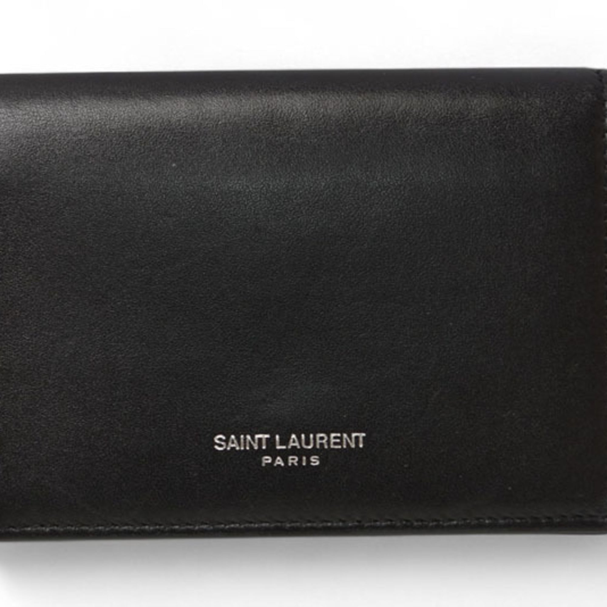 Saint Laurent coin case, card SAINT LAURENT holder, black, 469338