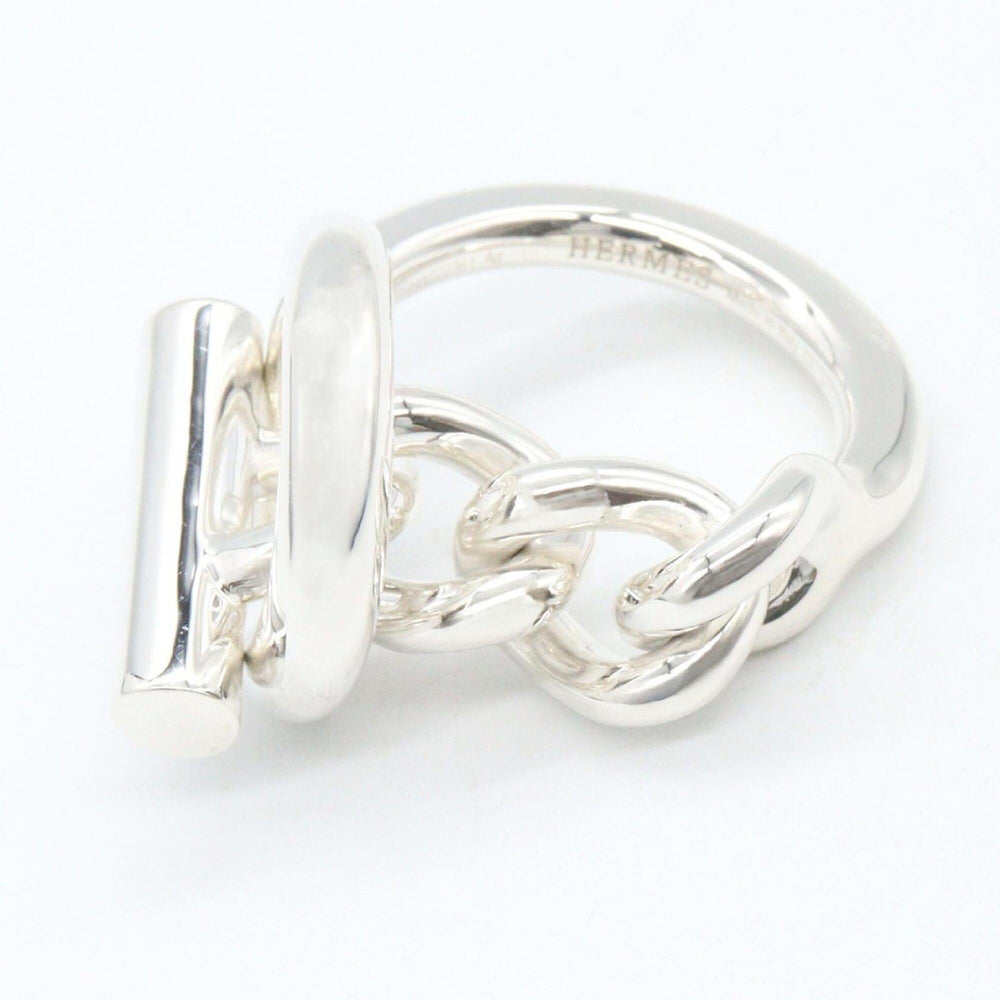 Hermes Croisette GM Ring - Sterling Silver 925 Women's Silver-tone Jewelry — Like New