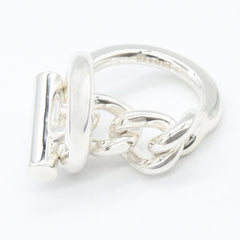 Hermes Croisette GM Ring - Sterling Silver 925 Women's Silver-tone Jewelry — Like New