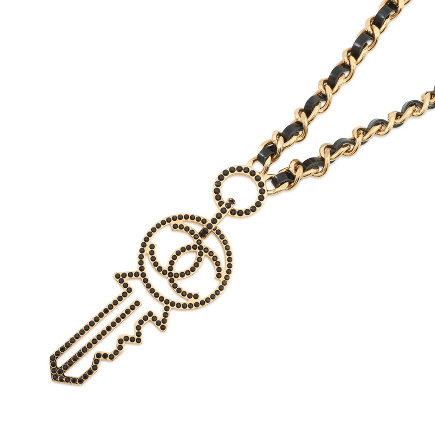 Chanel Coco Mark Key Motif Necklace B17A CHANEL