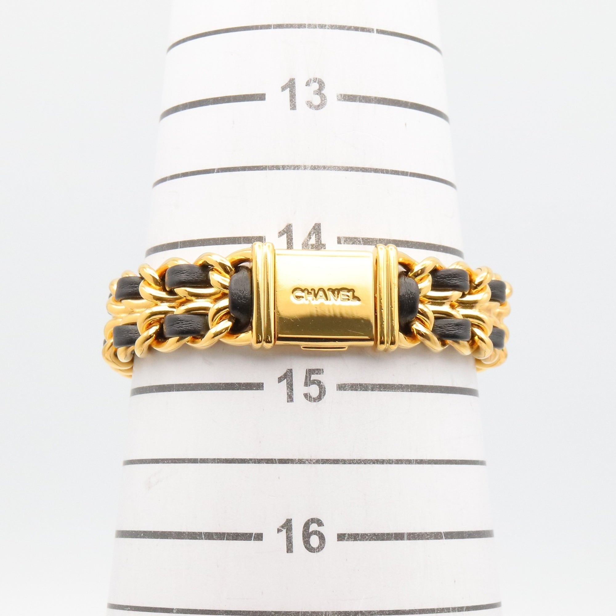 Chanel CHANEL Première M Watch, Gold Plated Leather, Women's, Black, H0001 — Very Good