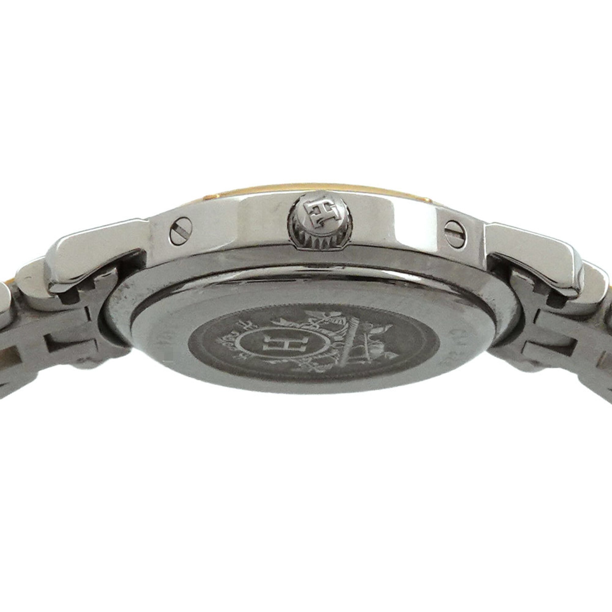 Hermes CL4 220 Women's Watch, Date, Ivory, Quartz Watch — Very Good
