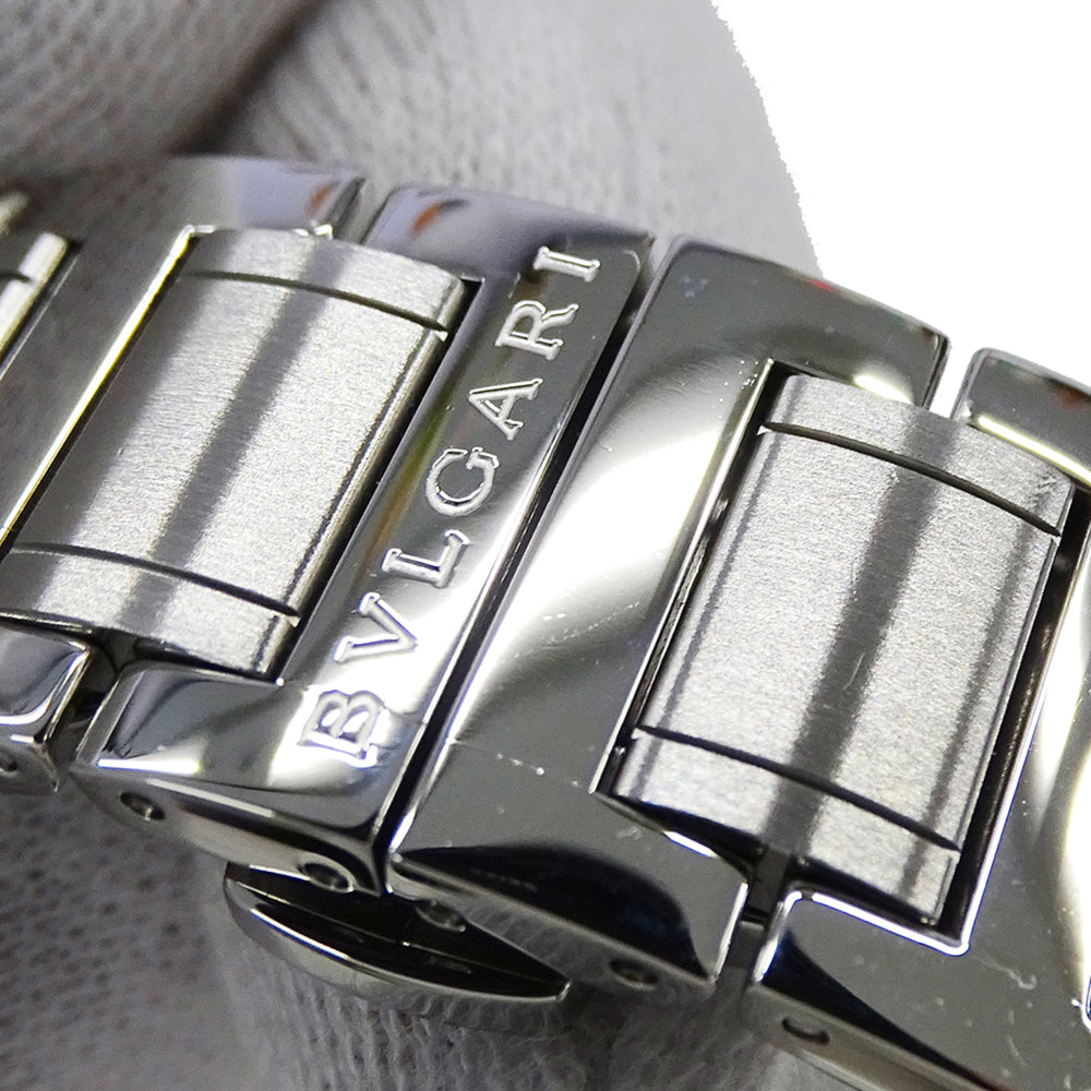 Bulgari BVLGARI Men's Watch, Brand: Chronograph Automatic AT Stainless Steel SS BB41SCH Silver Black — Good