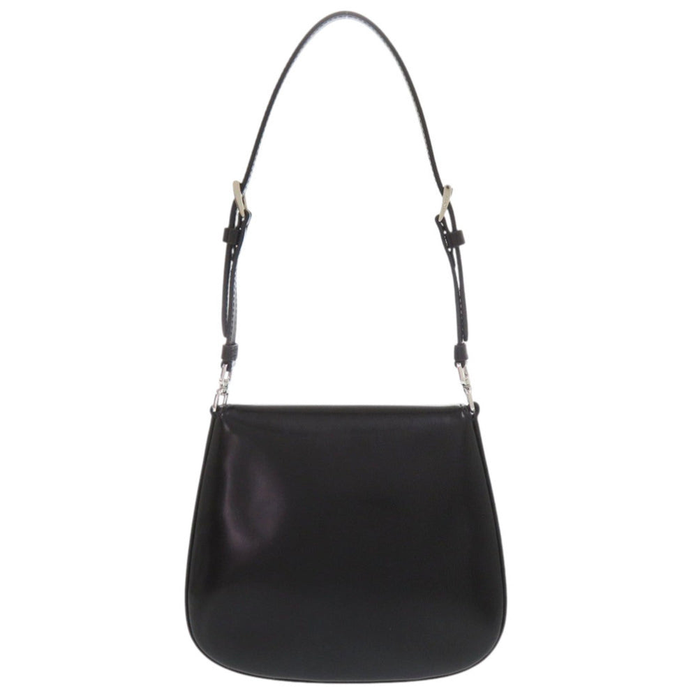 Unused Prada SPAZZOLATO 1BH188 Triangle Logo Leather Black 2-Way Shoulder Bag 0709PRADA — New - Store Return