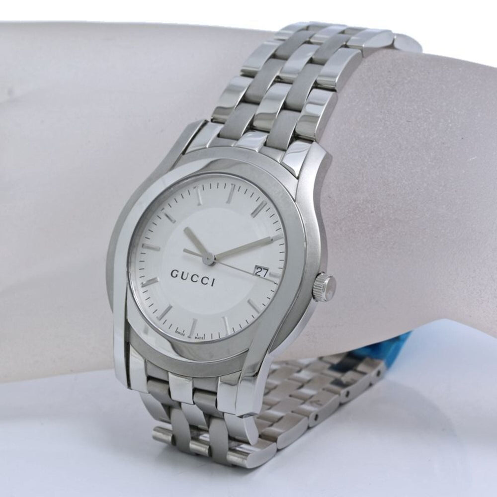 GUCCI G-Class YA055212 5500XL Men's Watch, Stainless Steel, 40570 — Very Good