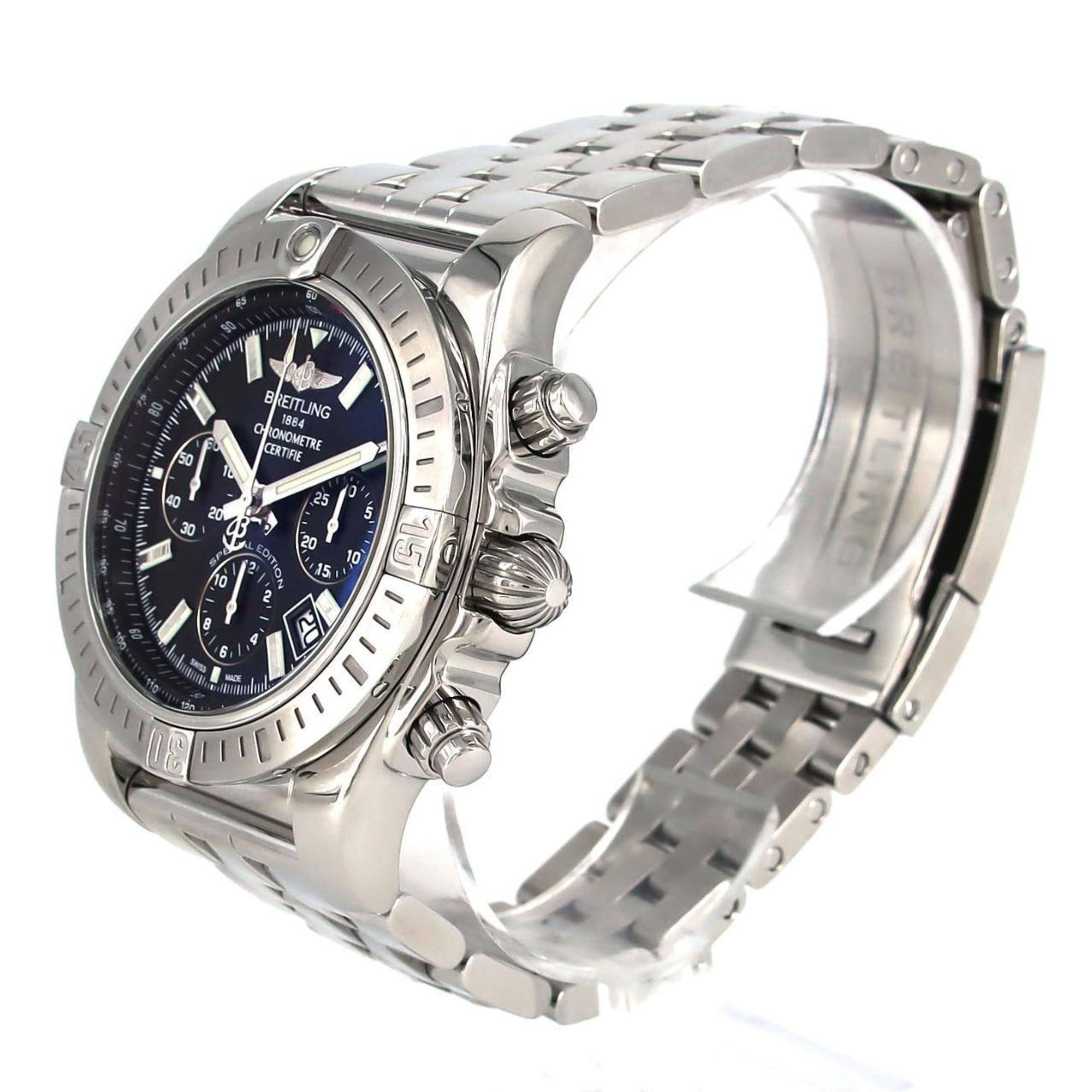Breitling Chronomat JSP AB0115 AB0115111B1A1 SS Wristwatch Automatic — Very Good