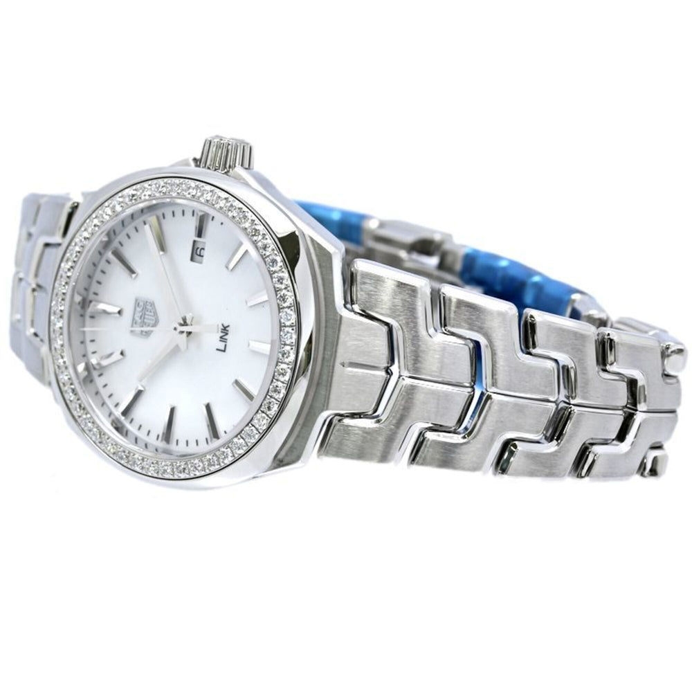 TAG Heuer Link Diamond WBC1314.BA0600 Women's Watch, Stainless Steel, 40439 — Very Good