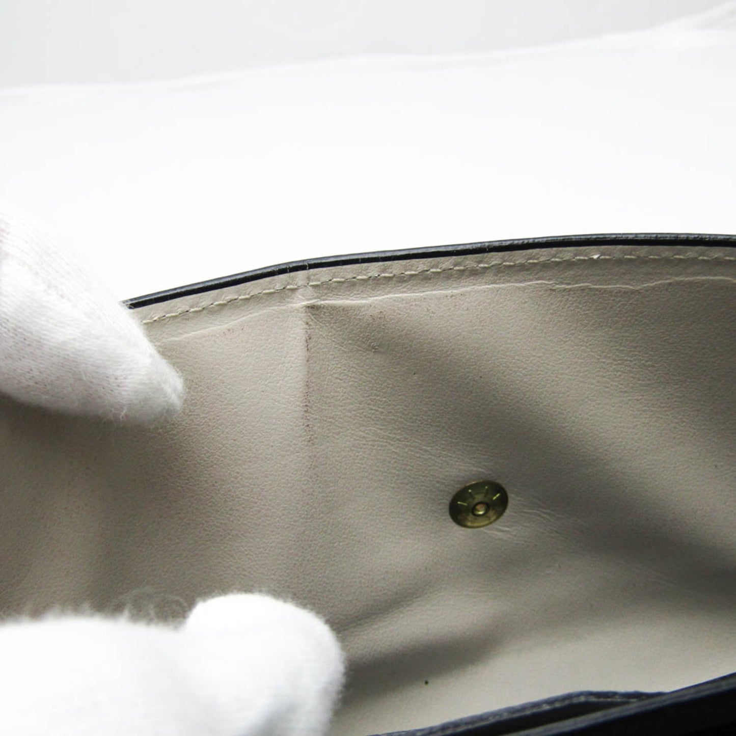 Valextra Punch Long Wallet With Coin Purse/3 Cards V9U14 Men,Women  Calfskin Long Wallet (bi-fold) Navy