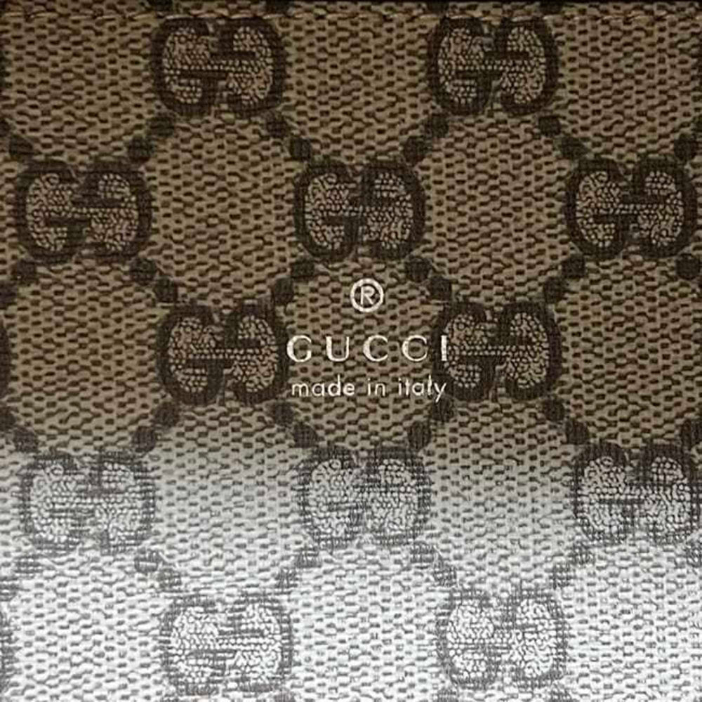 Gucci 2-way print handbag f-25014 beige camel brown 772144 unused canvas and leather 520981 GUCCI tote shoulder bag crossbody women's — New - Store Return