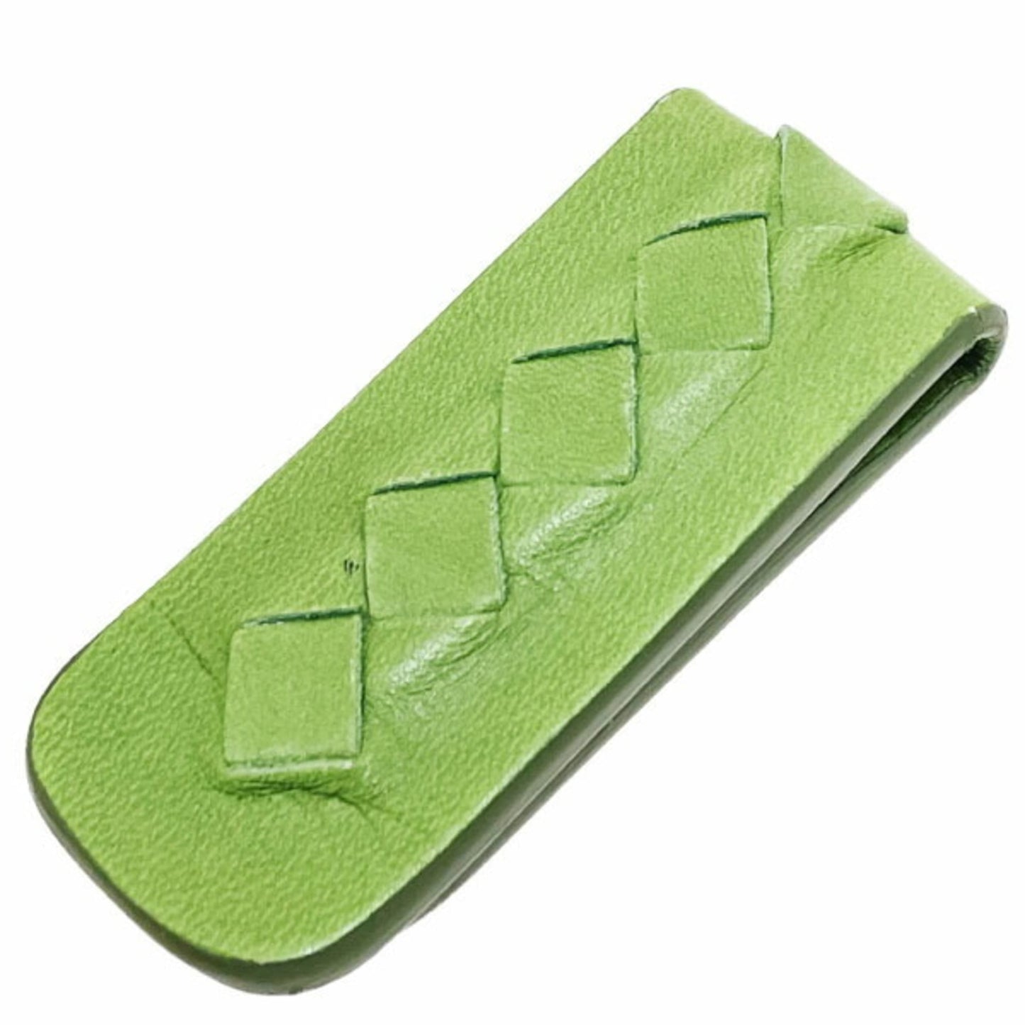 Bottega Veneta Money Clip, Intrecciato Nappa Leather, Green, 169719. BOTTEGA VENETA Men's Bill NN-16005.
