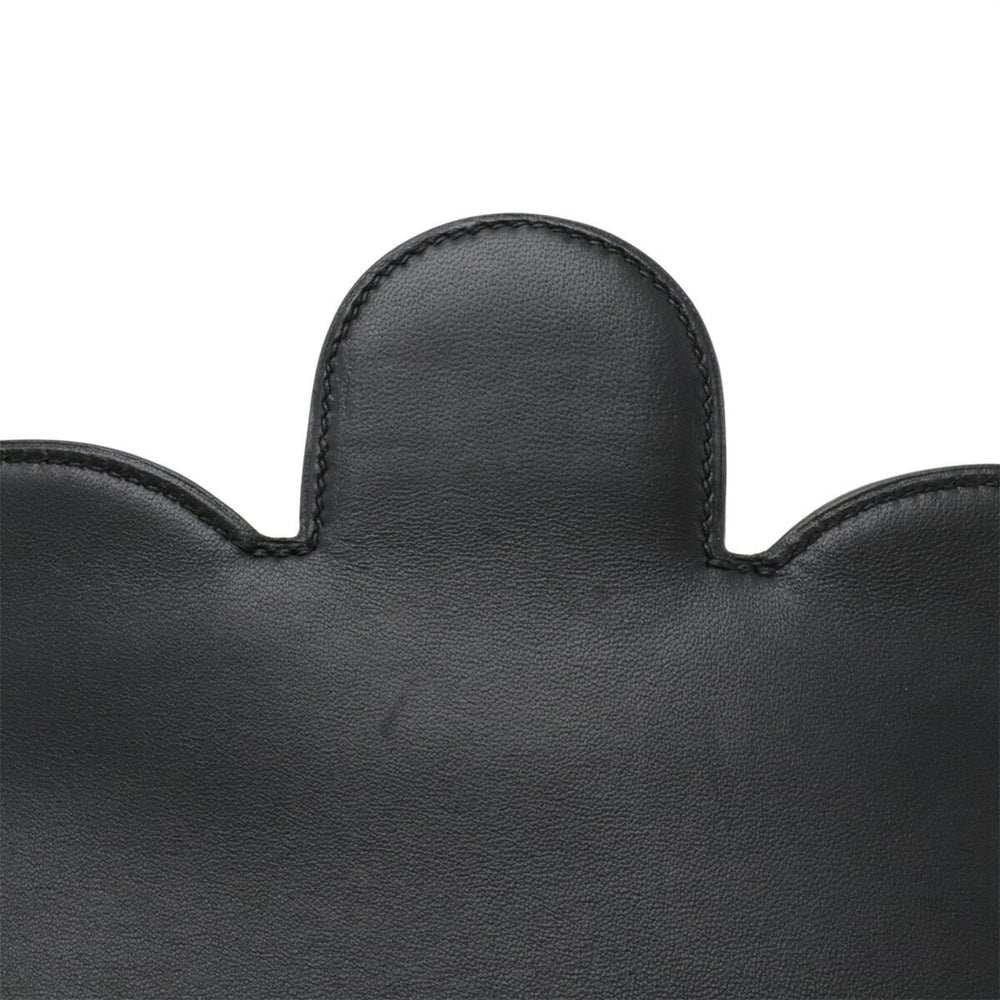 HERMES Faco 1938-19 Clutch Bag, Second Chevre Leather, Black, A Stamp, Sale Item — Like New