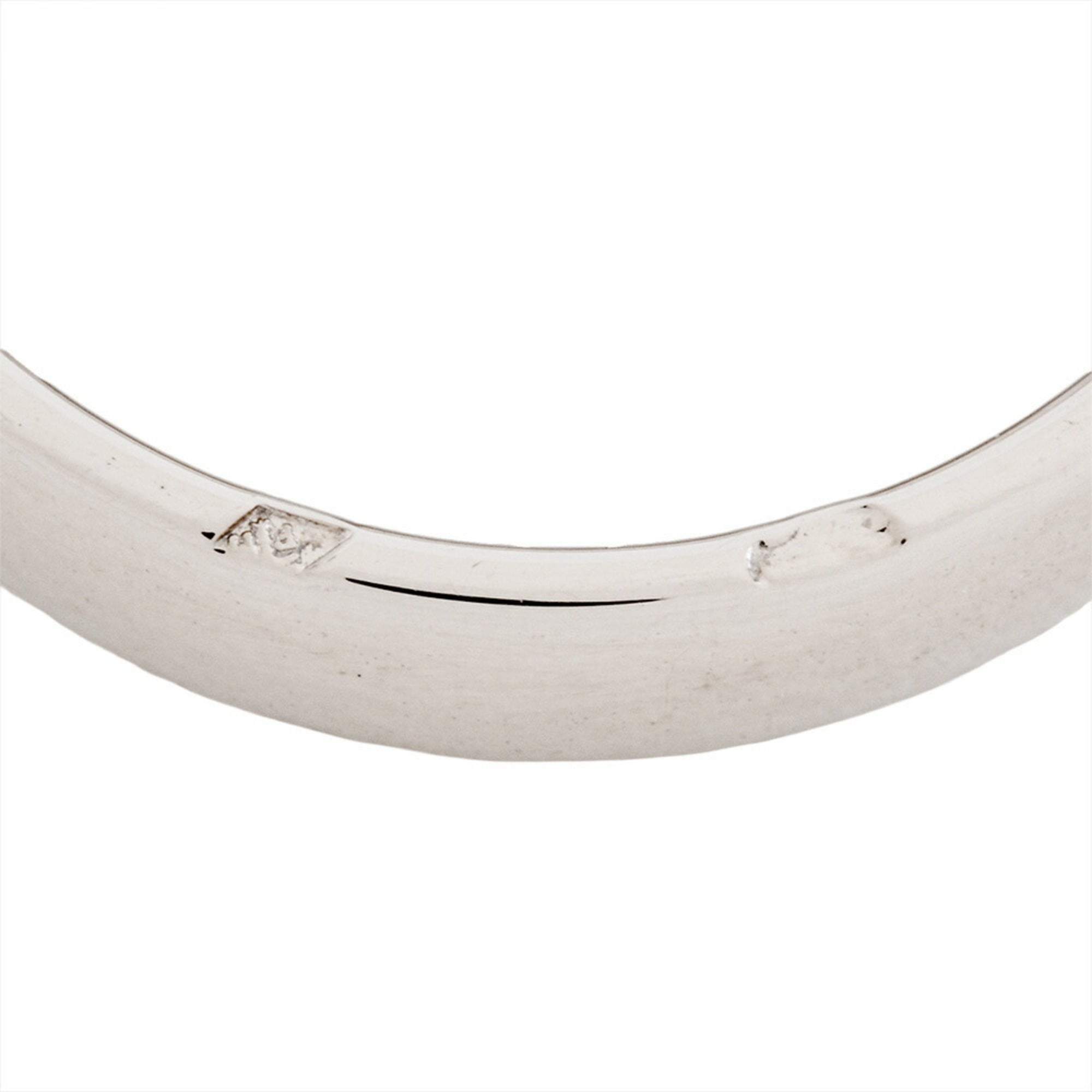Hermes Hermès Ever Hercules Ring #47 18KWG 3.2g White Gold Women's — Like New