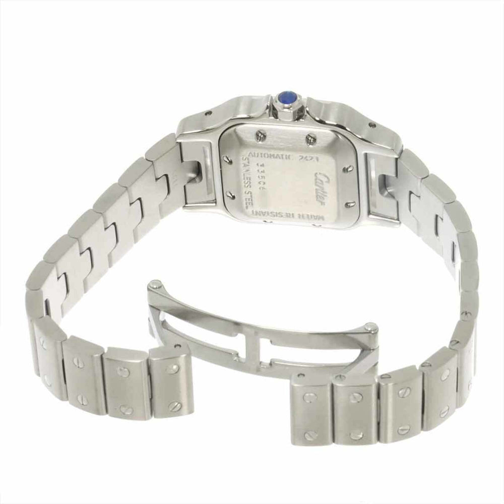 Cartier Santos Galbee SM W20044D6 Ladies' Watch, Date, Silver, Automatic Movement — Like New