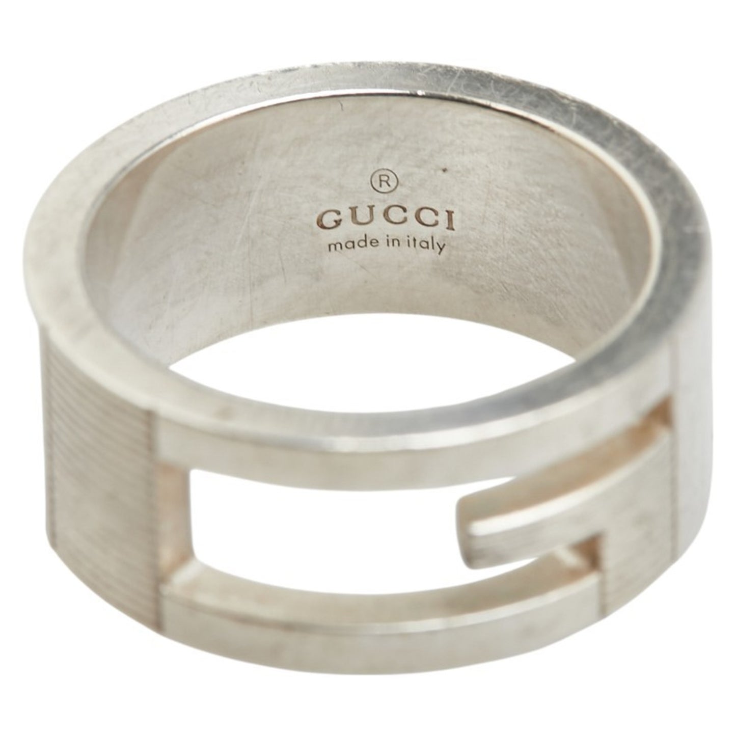 Gucci Branded G Ring #11 SV925 Silver Women's GUCCI