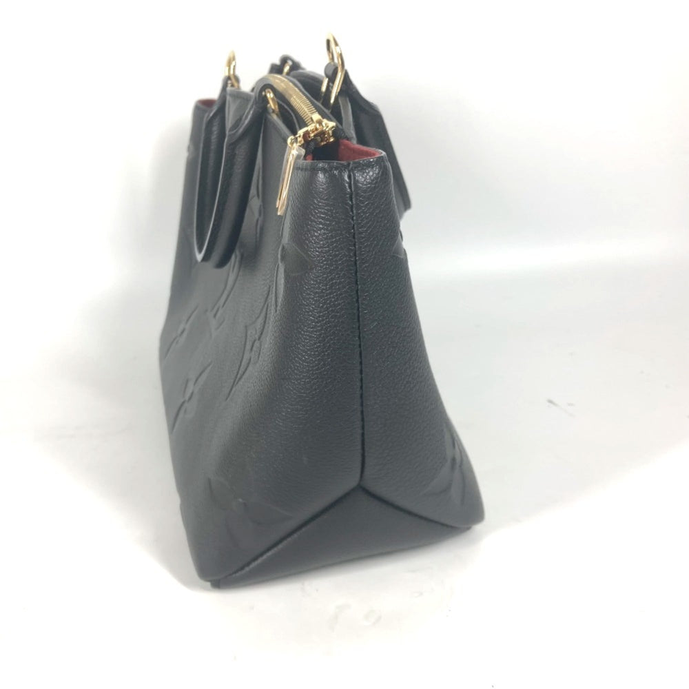 LOUIS VUITTON M58916 Monogram Empreinte Petit Palais PM Tote Bag Handbag Leather Women's Noir Black OT-241018-14 — Like New
