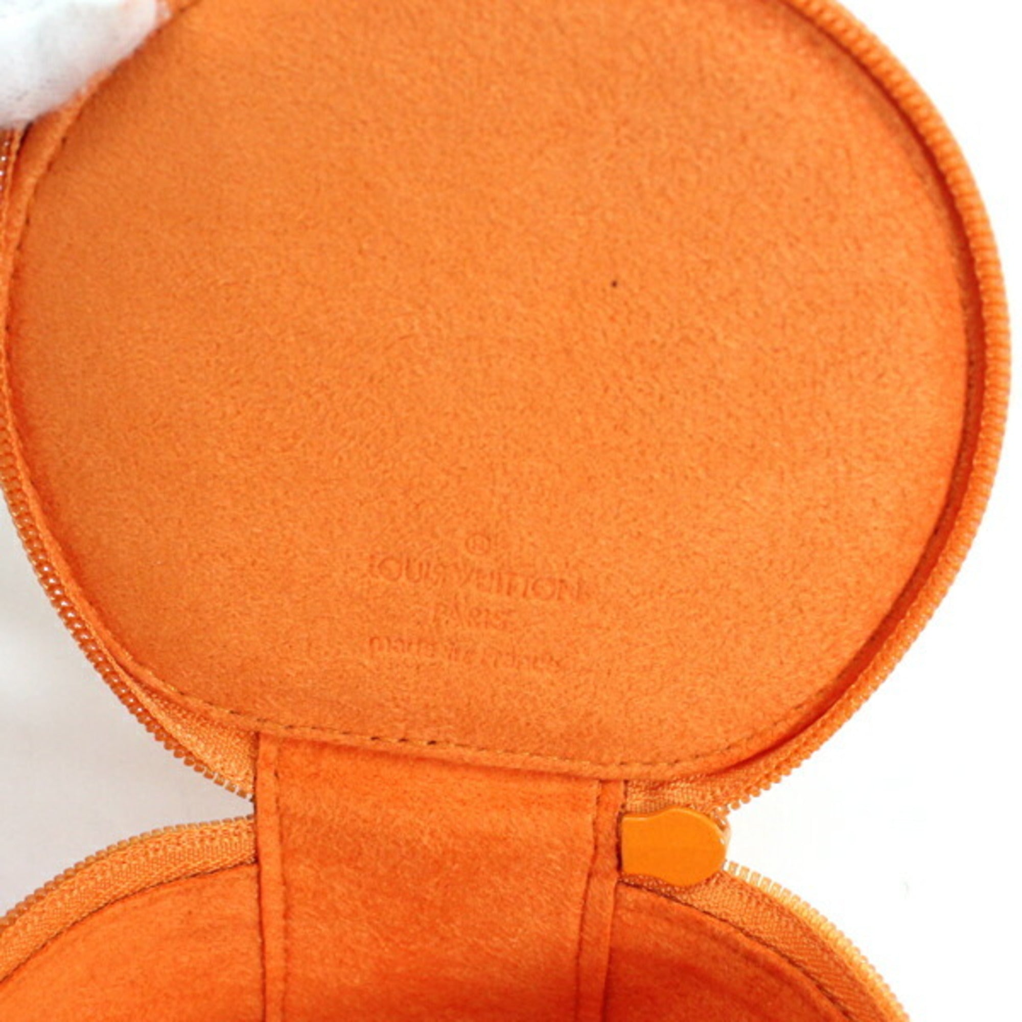 Louis Vuitton Epi Ecran Bijou Jewelry Case Bag Pouch Mandarin Orange Ring M48217 LOUIS VUITTON TK1923 — Like New